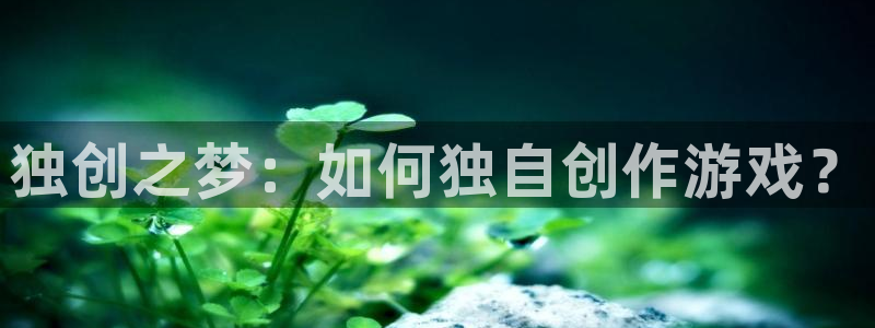 沐鸣2平台在线注册：独创之梦：如何独自创作游戏？