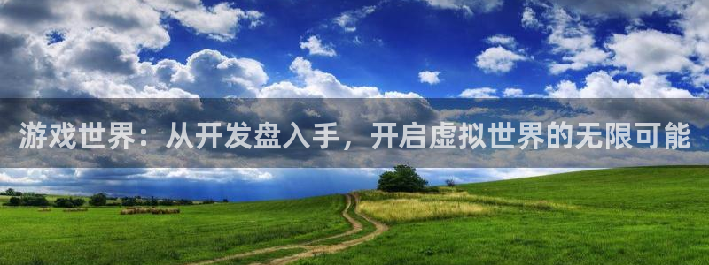 沐鸣2登录地址：游戏世界：从开发盘入手，开启虚拟世界的无限可能